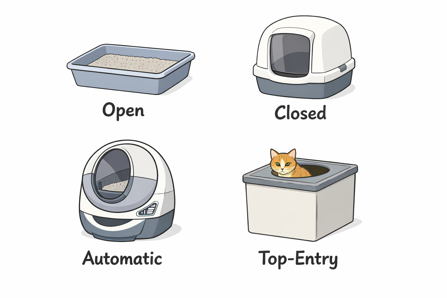 Tipos de areneros para gatos explicado